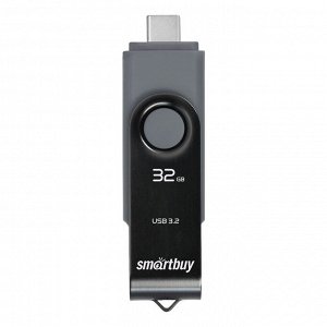 Флешка USB 3.0/3.1 накопитель 032GB Twist Dual Type-C/Type-A (SB032GB3DUOTWK)