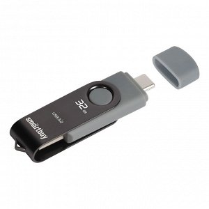 Флешка USB 3.0/3.1 накопитель 032GB Twist Dual Type-C/Type-A (SB032GB3DUOTWK)