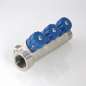 Коллектор с рег. вент. 1"х1/2" НР (3 выхода) Valtec VTc.560.N.0603
