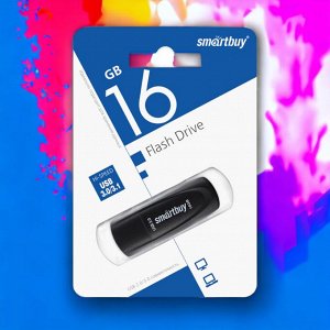 Флэшка  USB 3.0/3.1 накопитель 016GB Scout Black (SB016GB3SCK)