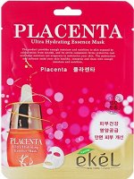 Тканевая маска для лица плацента Ekel Essence mask Placenta