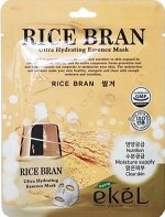 Тканевая маска для лица с рисовыми отрубями Essence mask Rice Bran,