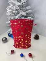 Мешочек бархатный для новогодних подарков 20*30см