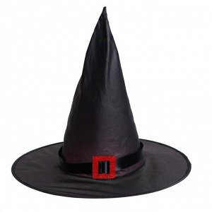 Карнавальная шляпа «Колдунья» с диодами, чёрный