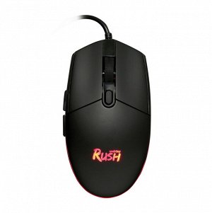 Мышь игровая проводная  RUSH черная (SBM-714G-K)