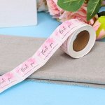 Наклейки  в рулоне &quot;Благодарю&quot;, 10 шт,2,5 х 3,8 см