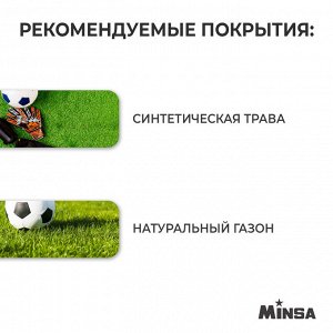 Мяч футбольный MINSA Match, TPU, ручная сшивка, 32 панели, р. 5