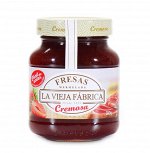 Фруктовый крем КЛУБНИКА &quot;LA VIEDJA FABRICA&quot; без глютена 350г Испания/24 мес