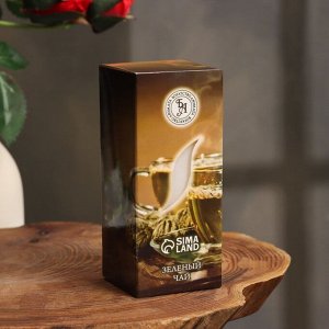 Свеча ароматическая "Зеленый чай", 4*6 см, в коробке