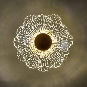 Бра "Пион" LED 4Вт 4000К золото 20х9х18см