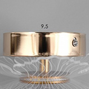 Бра "Пион" LED 4Вт 4000К золото 20х9х18см