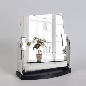 Зеркало настольное, зеркальная поверхность 15 ? 17,5 см, цвет серебристый