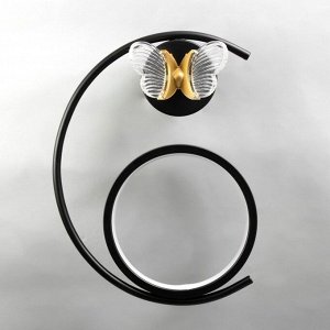 Бра "Бабочка" LED 15Вт 4000К черный 26х10х36см