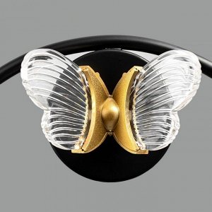 Бра "Бабочка" LED 15Вт 4000К черный 26х10х36см