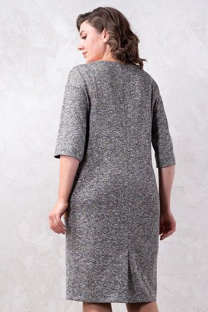 Платье Avanti 1577 серый/бежевый