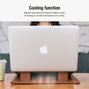 Универсальный кожаный чехол 3 в 1 NILLKIN Versatile для ноутбука 14"