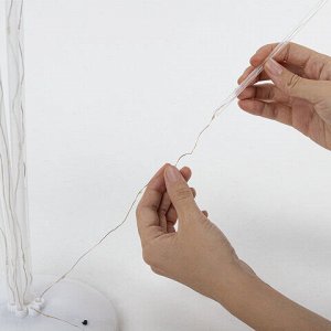 Подставка с LED для 7 воздушных шаров, высота 75 см, пластик, BRAUBERG KIDS, 591908
