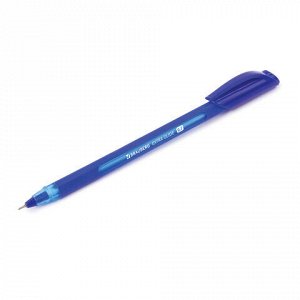 Ручка шариковая масляная BRAUBERG "Extra Glide Soft Blue", СИНЯЯ, узел 0,7 мм, линия письма 0,35 мм, 142926
