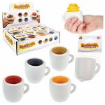 Игрушка-антистресс Жмяка &quot;Собаки в чашке&quot; 5,5 см, ассорти 4 вида