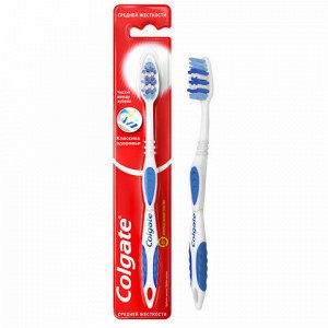 Зубная щетка COLGATE "Классика здоровья", средней жесткости, 8590232000050