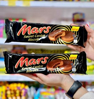 Печенье с карамельной начинкой Mars Secret Centre Biscuits Марс 132 гр