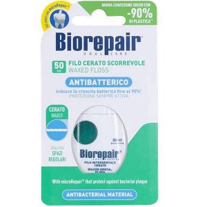 Биорепейр Зубная нить с воском комплексная защита Waxed Floss, 50м (Biorepair, Ежедневная забота)
