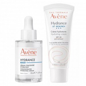Авен Набор: увлажняющая сыворотка 30 мл + крем SPF30 40 мл (Avene, Hydrance)