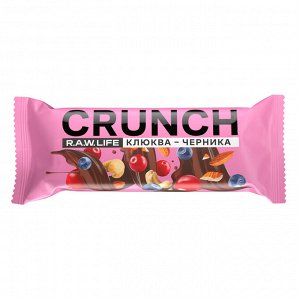 Батончик ореховый "Crunch Choco Клюква-Черника"