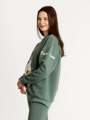 Толстовка. Цвет: Хаки
