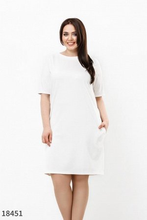 Женское платье 18451 белый