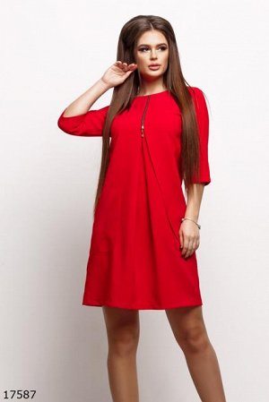 Женское платье 17587 красный