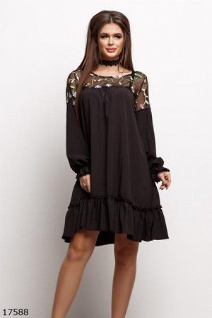 Женское платье 17588 черный