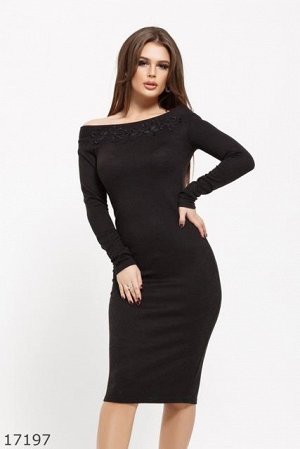 Женское платье 17197 черный