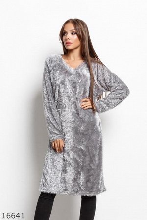 Женское платье 16641 серый