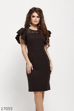 Женское платье 17055 черный