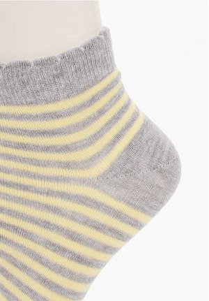 Комфортные женские укороченные носки из тонкой хлопковой нити