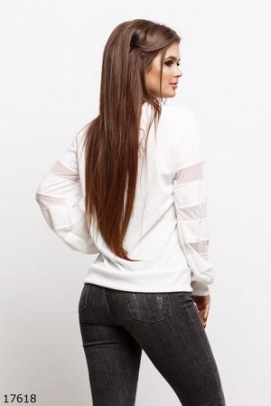 Женский свитер 17618 белый