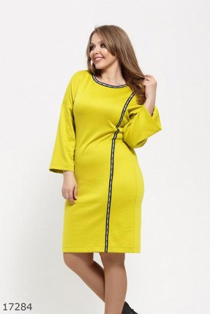 Женское платье 17284 желтый
