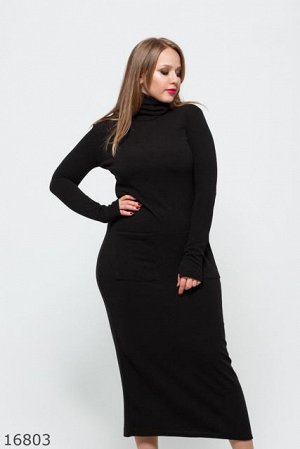 Женское платье 16803 черный
