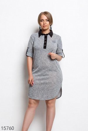 Женское платье 15760 серый