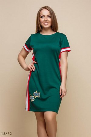 Женское платье большого размера Астрид зеленый