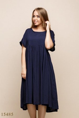 Женское платье 15485 темный синий