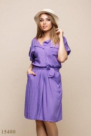 Женское платье 15480 фиолетовый