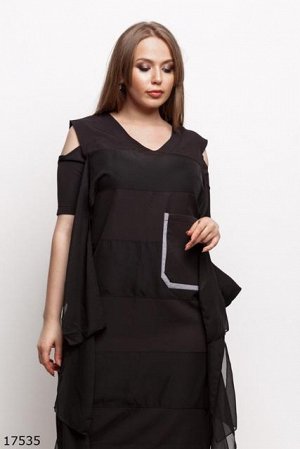 Женское платье 17535 черный