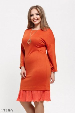 Женское платье 17150 оранжевый