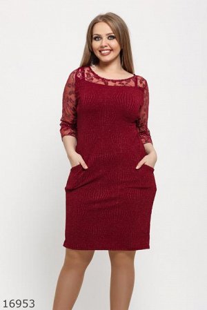 Женское платье 16953 красный