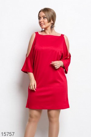 Женское платье 15757 красный