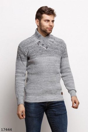 Мужской свитер 17444 серый