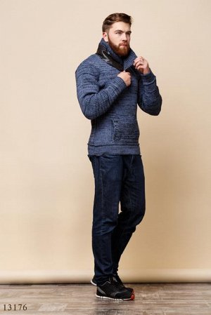 Мужской свитер Джереми синий