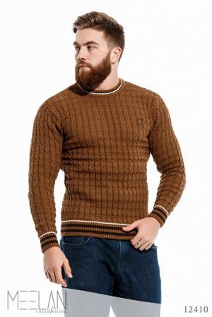 Мужской свитер Верджийл светло коричневый